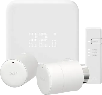 Tado Slimme Thermostaat V3+ startpakket + 2 radiatorknoppen