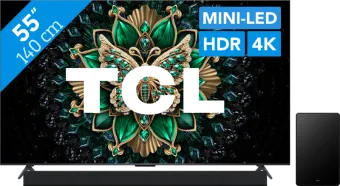 TCL 55" QD Mini-led C61K 4K (2025) + TCL Q65H