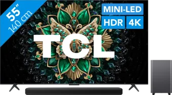 TCL 55" QD Mini-led C61K 4K (2025) + TCL S55H 2.1 Soundbar