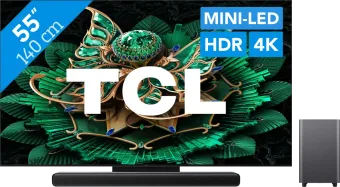 TCL 55" QD Mini-led C71K 4K (2025) + TCL S55H 2.1 Soundbar