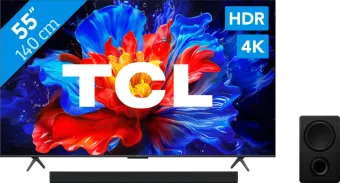 TCL 55" QLED P81K 4K (2025) + TCL Q65H