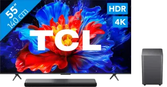 TCL 55" QLED P81K 4K (2025) + TCL S45H 2.0 Soundbar