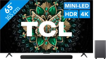 TCL 65" QD Mini-led C61K 4K (2025) + TCL S55H 2.1 Soundbar