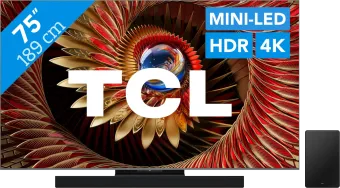 TCL 75" QD Mini-led C81K 4K (2025) + TCL Q75H