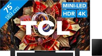 TCL 75" QD Mini-led C9K 4K (2025) + TCL Q85H PRO