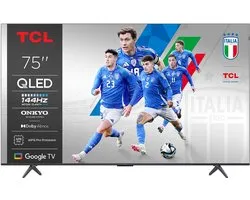 TCL 75P8K 75 | Ultra HD 4K QLED Smart TV (2025) | Google TV + Wifi | Dolby Vision & HDR10 | Quantum Dot Technologie | 120Hz