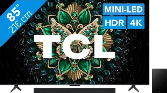 TCL 85" QD Mini-led C61K 4K (2025) + TCL Q65H