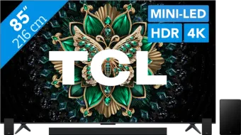 TCL 85" QD Mini-led C61K 4K (2025) + TCL Q85H PRO
