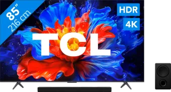 TCL 85" QLED P81K 4K (2025) + TCL Q75H