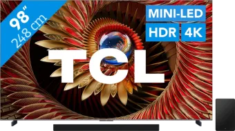 TCL 98" QD Mini-led C81K 4K (2025) + TCL Q75H
