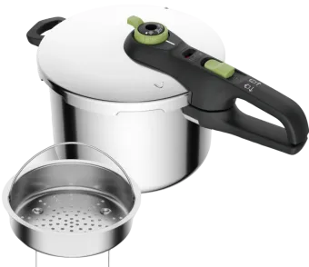 Tefal Secure 5 Trendy Snelkookpan 6 Liter + stoommandje