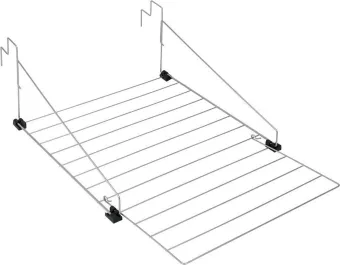 Tomado - Droogrek Den Haag - Ophangen aan deur, douchewand of balkon - 9 meter - 5 jaar garantie - Zilvergrijs Tomado - Droogrek Den Haag - Ophangen aan deur, douchewand of balkon - 9 meter - 5 jaar garantie - Zilvergrijs