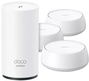 TP-Link Deco BE25 3-pack + TP-Link Deco X50 Outdoor