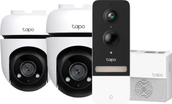 TP-Link Tapo C500 2-pack + Smart Battery Video Doorbell D230S1