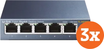 TP-Link TL-SG105 3-Pack