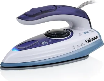 Tristar Reisstrijkijzer ST-8152 - Stoomstrijkijzer Travel - Inklapbaar - Blauw/Wit - 1000 Watt Tristar Reisstrijkijzer ST-8152 - Stoomstrijkijzer Travel - Inklapbaar - Blauw/Wit - 1000 Watt