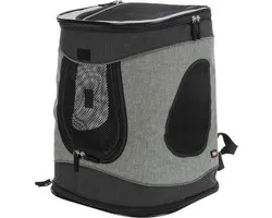 Trixie - Honden Rugtas - Timon - Grijs - 34X30X44 cm - Hele Kleine Honden