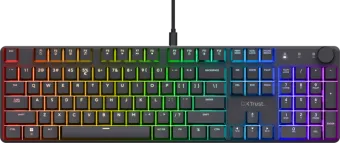 Trust GXT 866 Torix Mechanisch Gaming Toetsenbord Qwerty Zwart