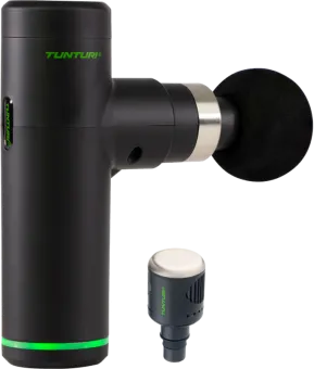 Tunturi Massage Gun Mini + Massagekop Warm en Koel