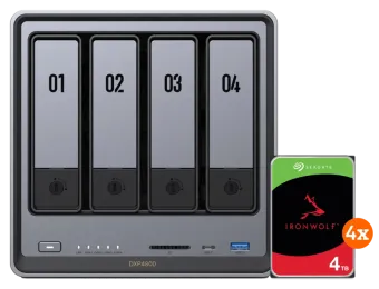 UGREEN NASync DXP4800 + Seagate Ironwolf 4TB 4-Pack