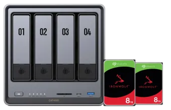 UGREEN NASync DXP4800 + Seagate Ironwolf 8TB Duo Pack