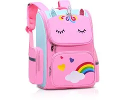 Unicorn Rugzak - Rugtas - Rugzak Meisje - Eenhoorn - Roze - Small (vanaf groep 3)