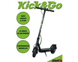 UrbMob Kick&GO - LEGALE Elektrische Step met 7.8 ah Accu en Verzekerbaar