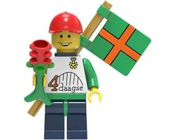 Vierdaagse poppetje groen