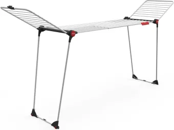Vileda Infinity Flex Droogrek - Tafel Droogrek - 30 m drooglengte - Telescopisch uittrekbaar centraal plateau - Hoge vleugels Vileda Infinity Flex Droogrek - Tafel Droogrek - 30 m drooglengte - Telescopisch uittrekbaar centraal plateau - Hoge vleugels