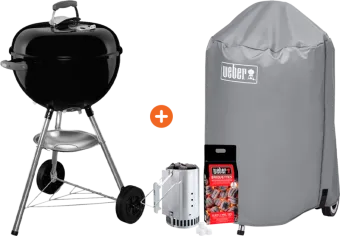 Weber Bar-B Kettle 47 cm Zwart Starterspakket