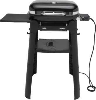 Weber Lumin Zwart met Onderstel