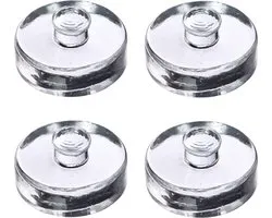 Westmark Gewichten voor fermentatie - set van 4 glazen gewichten voor fermentatie, accessoires voor fermentatie - glas, O 7cm
