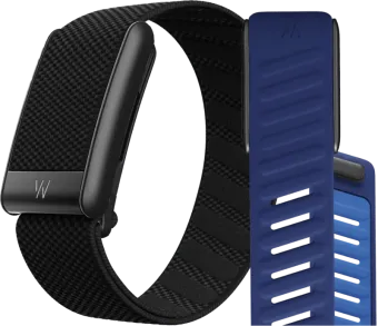 WHOOP 5.0 Peak Zwart Abonnement 1 Jaar + WHOOP 5.0 SportFlex Band Blauw