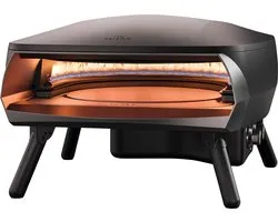 Witt ETNA Rotante ZWART - pizza oven met draaiende steen en 2e brander - gas - 500 graden in 15 minuten