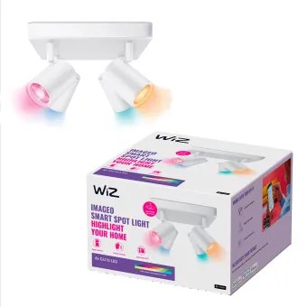 WiZ 4 spots Imageo vierkant - Gekleurd en Wit licht - GU10 - wit WiZ 4 spots Imageo vierkant - Gekleurd en Wit licht - GU10 - wit