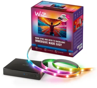 WiZ HDMI Sync Box + Lightstrip voor 75-85 Inch TV's