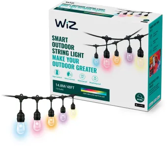 WiZ Lichtsnoer voor buiten - Gekleurd en Wit licht WiZ Lichtsnoer voor buiten - Gekleurd en Wit licht