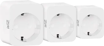 WiZ Slimme Stekker met verbruiksmeter 3-pack