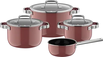 WMF Fusiontec Mineral Pro Pannenset 4-delig Rose Quartz
