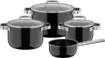WMF Fusiontec Mineral Pro Pannenset 4-delig Zwart