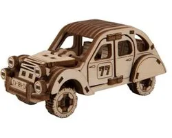 Wooden City Modelbouwset Car Superfast 8,8 Cm Hout Naturel