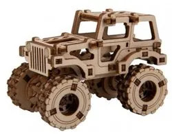 Wooden City Modelbouwset Superfast 6,8 Cm Hout Goud 69-delig