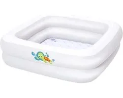 Bestway - Babyzwembad met Opblaasbare Bodem - 86 x 86 x 25 cm