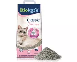 Biokat's Classic Fresh 3in1 Babypoeder - 10 L - Kattenbakvulling - Klontvormend - Babypoeder geur