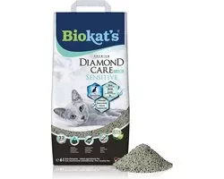 Biokat's Diamond Care Sensitive - 6 L - Kattenbakvulling - Klontvormend - Zonder geur - Aktieve kool