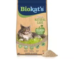 Biokat's Natural Care - 30 L - Kattenbakvulling - Klontvormend - Zonder geur