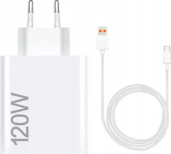 Xiaomi Hypercharge Power Delivery Oplader 120W + Usb A naar Usb C Kabel (1m) Wit