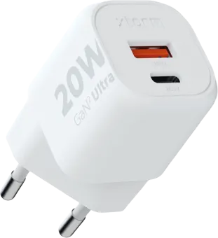 Xtorm Snellader met 2 Usb Poorten 20W Wit