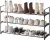 ACAZA Schoenenrek - 3 Lagen - Voor 12 paar schoenen - 92 x 30 x 54 cm - Metaal - Zwart
