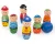 Bigjigs Houten Kegelset Piraten - 7-delig